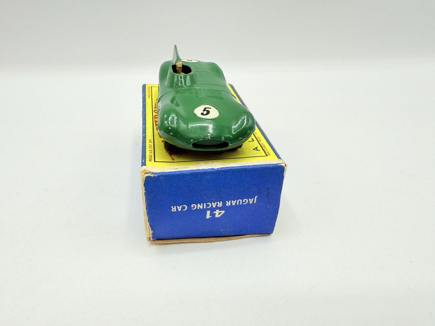 Matchbox Lesney 41b D Type Jaguar Wire Wheels RN 5 - Magic Matchbox