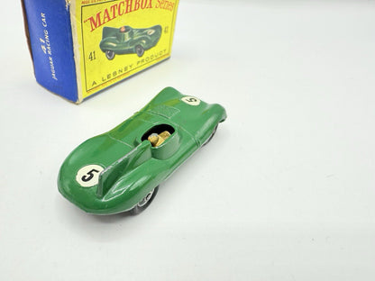 Matchbox Lesney 41b D Type Jaguar Wire Wheels RN 5 - Magic Matchbox