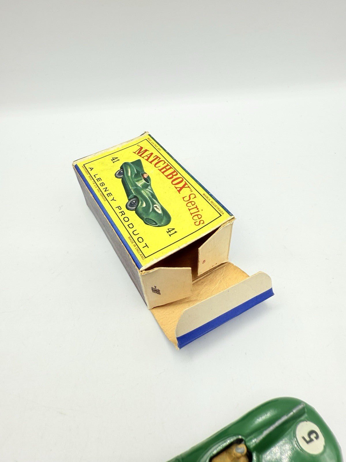 Matchbox Lesney 41b D Type Jaguar Wire Wheels RN 5 - Magic Matchbox