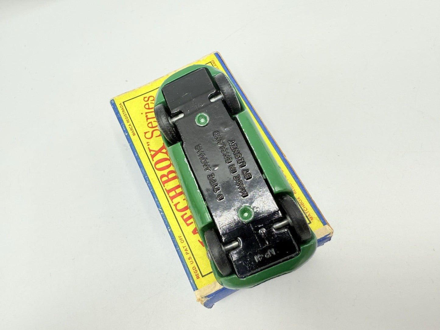 Matchbox Lesney 41b D Type Jaguar Wire Wheels RN 5 - Magic Matchbox