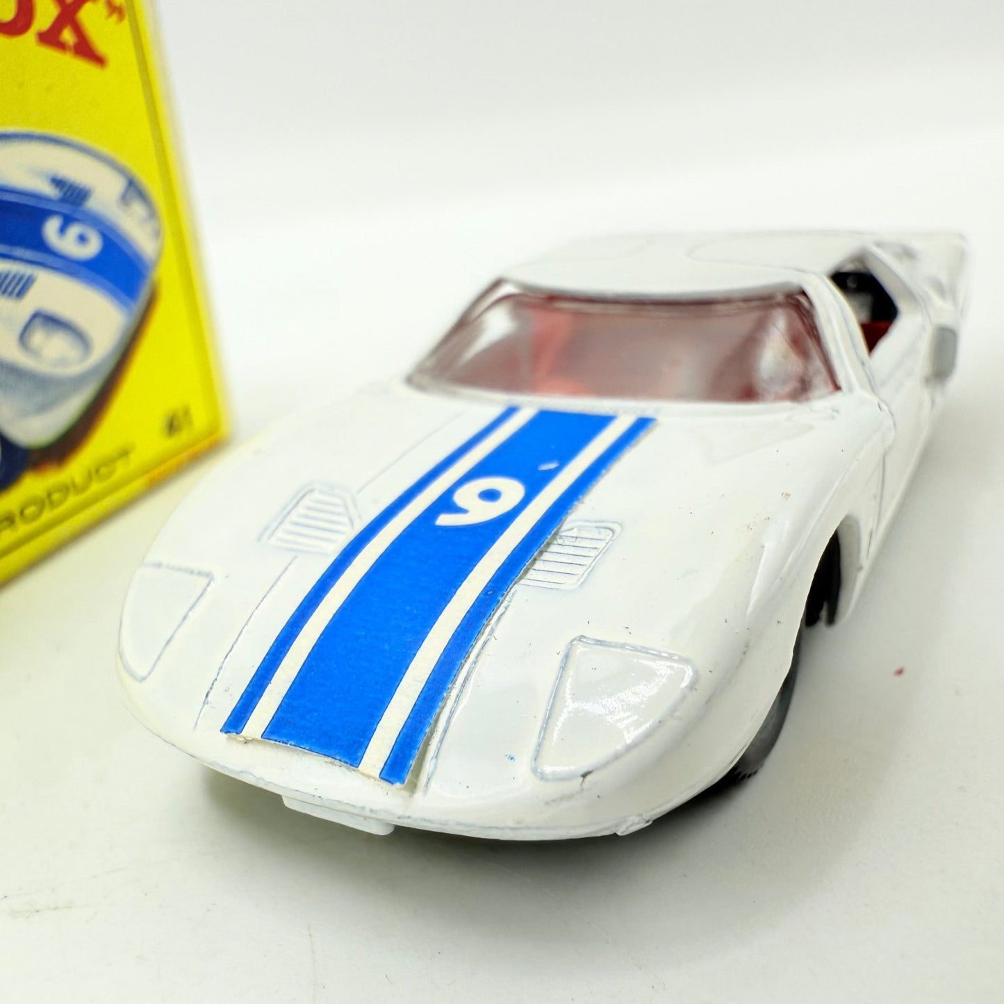 Matchbox Lesney 41c Ford GT40 Rare Label Error “9” not “6” - Magic Matchbox