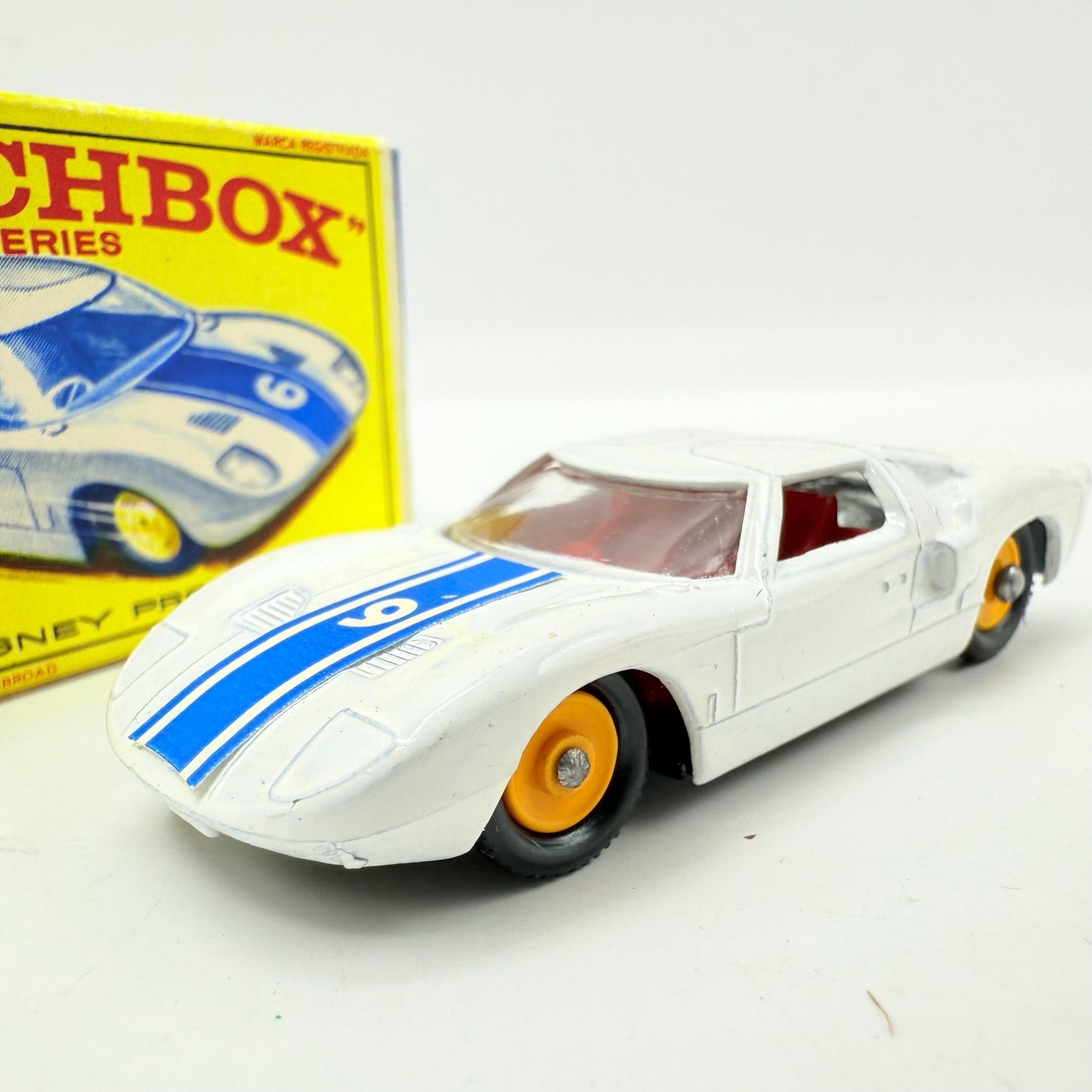 Matchbox Lesney 41c Ford GT40 Rare Label Error “9” not “6” - Magic Matchbox