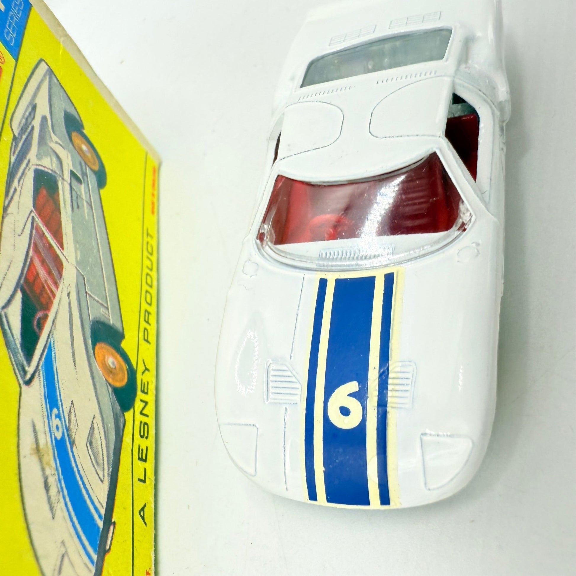 Matchbox Lesney 41c Ford GT40 with decal. Rare F - type Box - Magic Matchbox