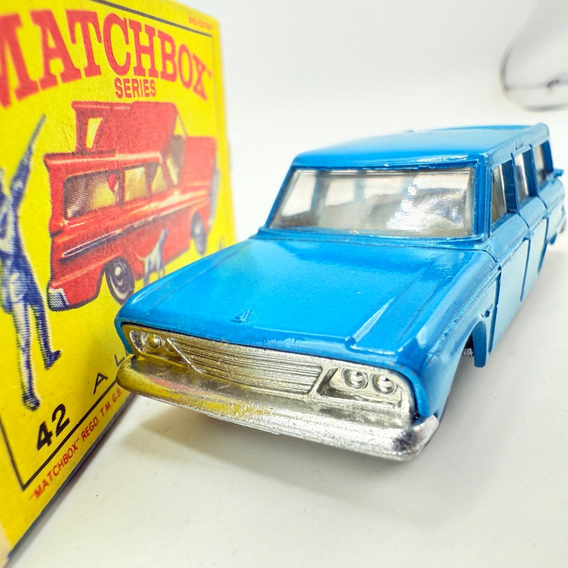 Matchbox Lesney 42b Studebaker Lark Wagonaire MATCHING SLIDE - Magic Matchbox