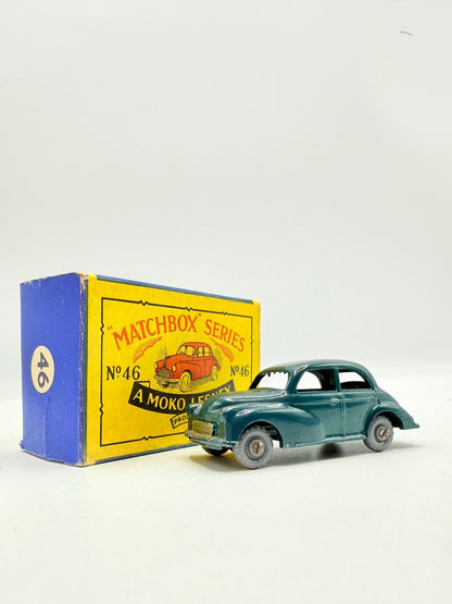 Matchbox Lesney 46a Morris Minor 1000 Green & GPW - Magic Matchbox