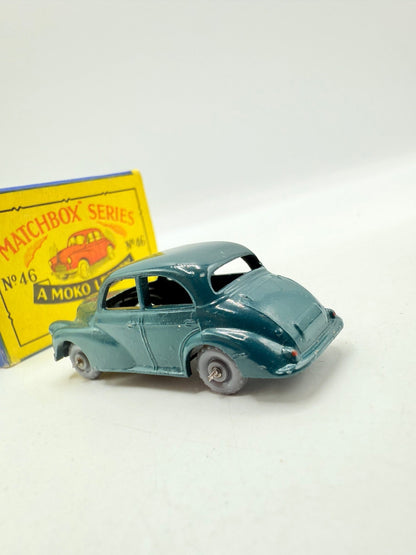 Matchbox Lesney 46a Morris Minor 1000 Green & GPW - Magic Matchbox