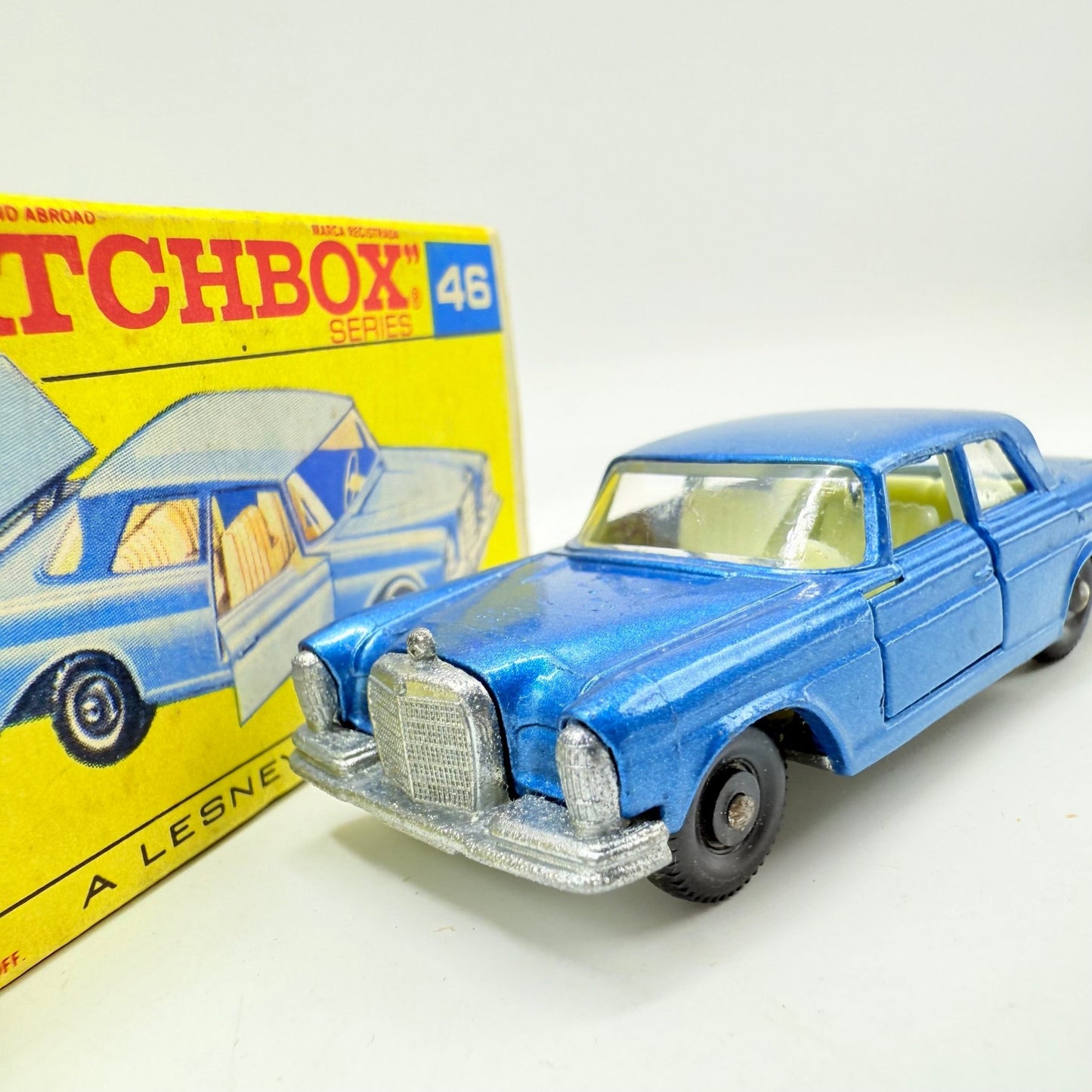 Matchbox Lesney 46c Mercedes - Benz 300SE Coupe F - Box - Magic Matchbox