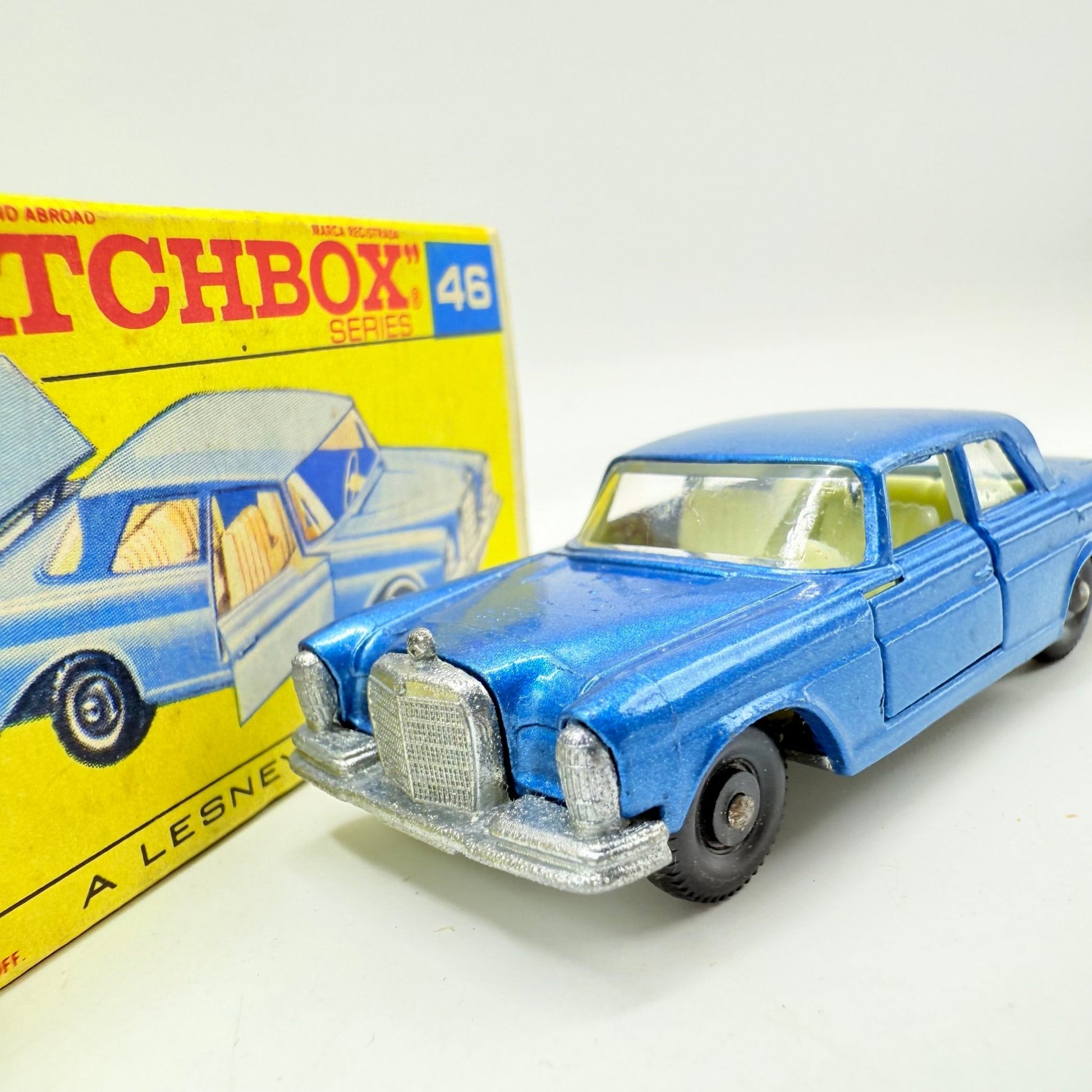 Matchbox Lesney 46c Mercedes - Benz 300SE Coupe F - Box - Magic Matchbox