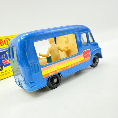 Matchbox Lesney 47b Commer Ice Cream Canteen Metallic Blue Paint - Magic Matchbox