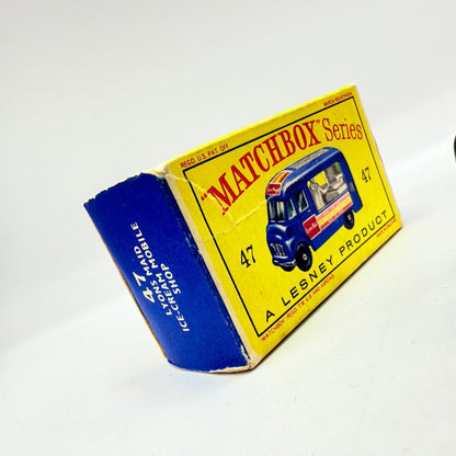 Matchbox Lesney 47b Commer Ice Cream Canteen Metallic Blue Paint - Magic Matchbox
