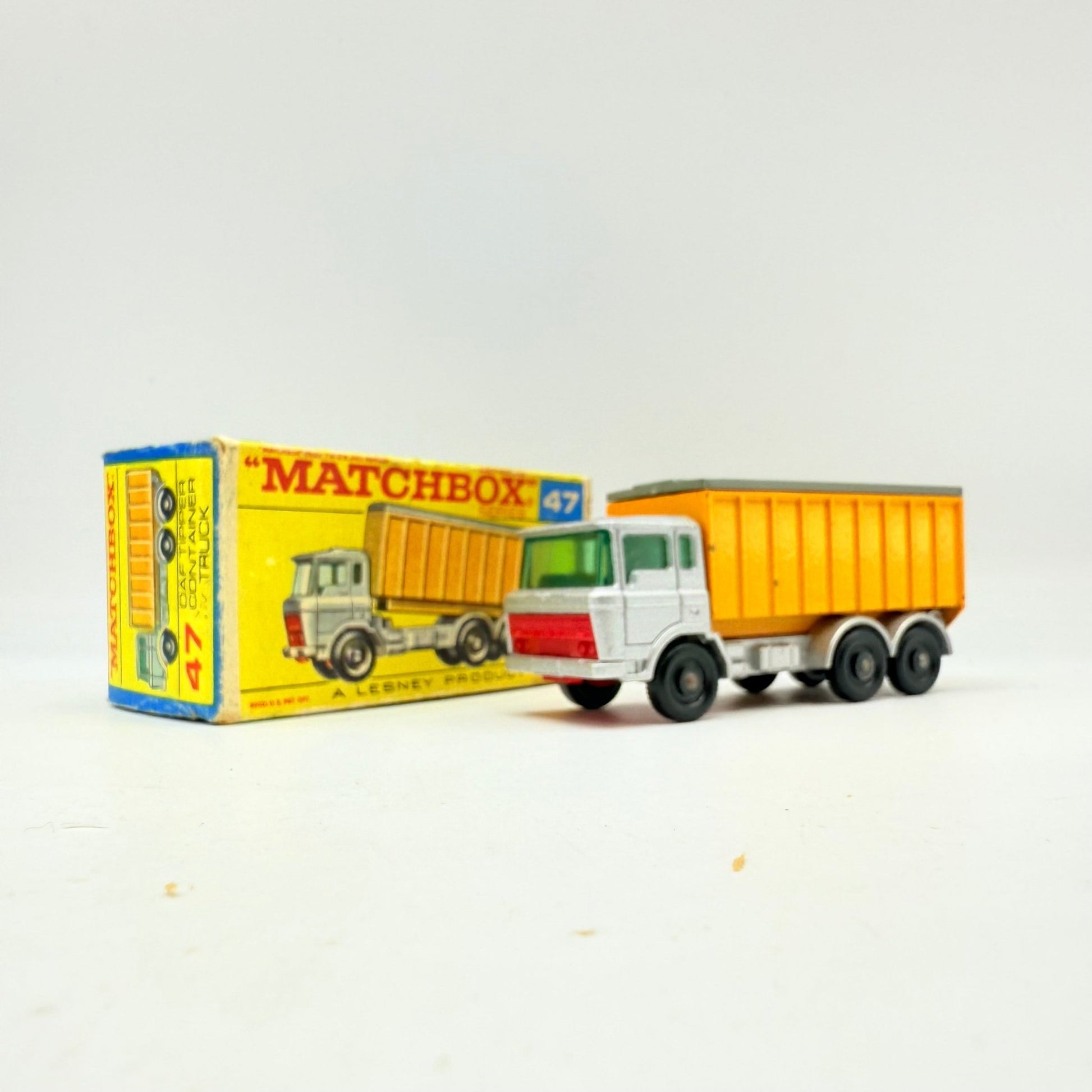 Matchbox Lesney 47c DAF Tipper Container Truck BPW - Magic Matchbox