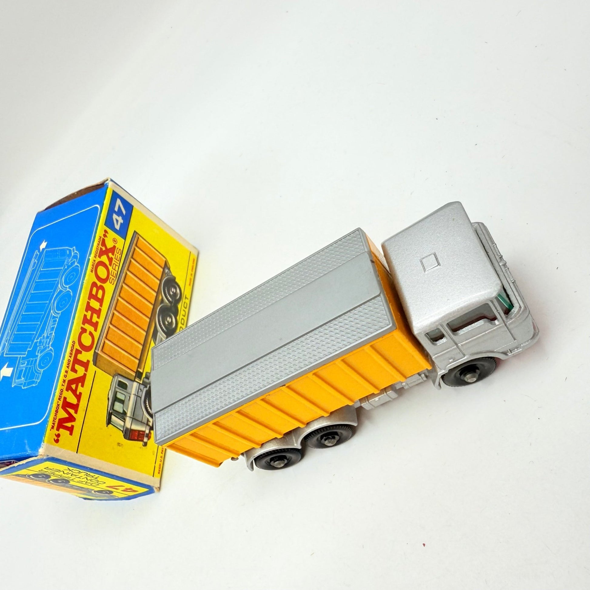 Matchbox Lesney 47c DAF Tipper Container Truck BPW - Magic Matchbox