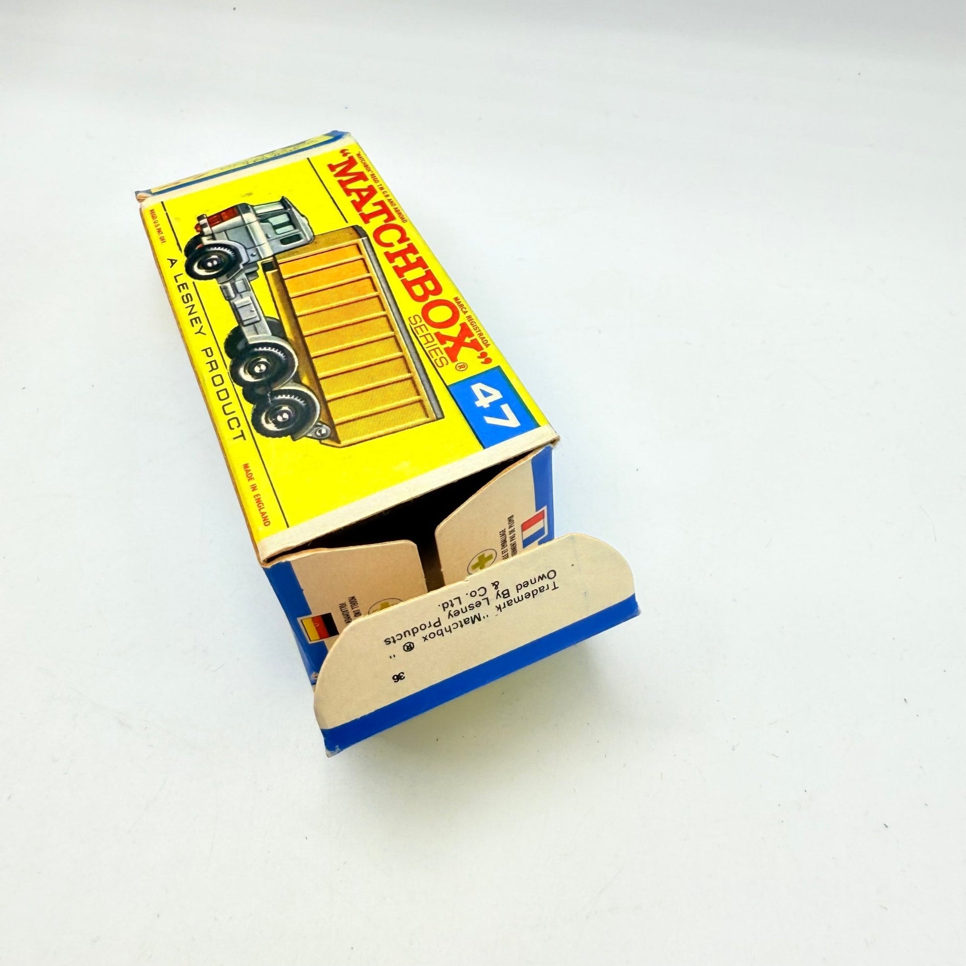 Matchbox Lesney 47c DAF Tipper Container Truck BPW - Magic Matchbox