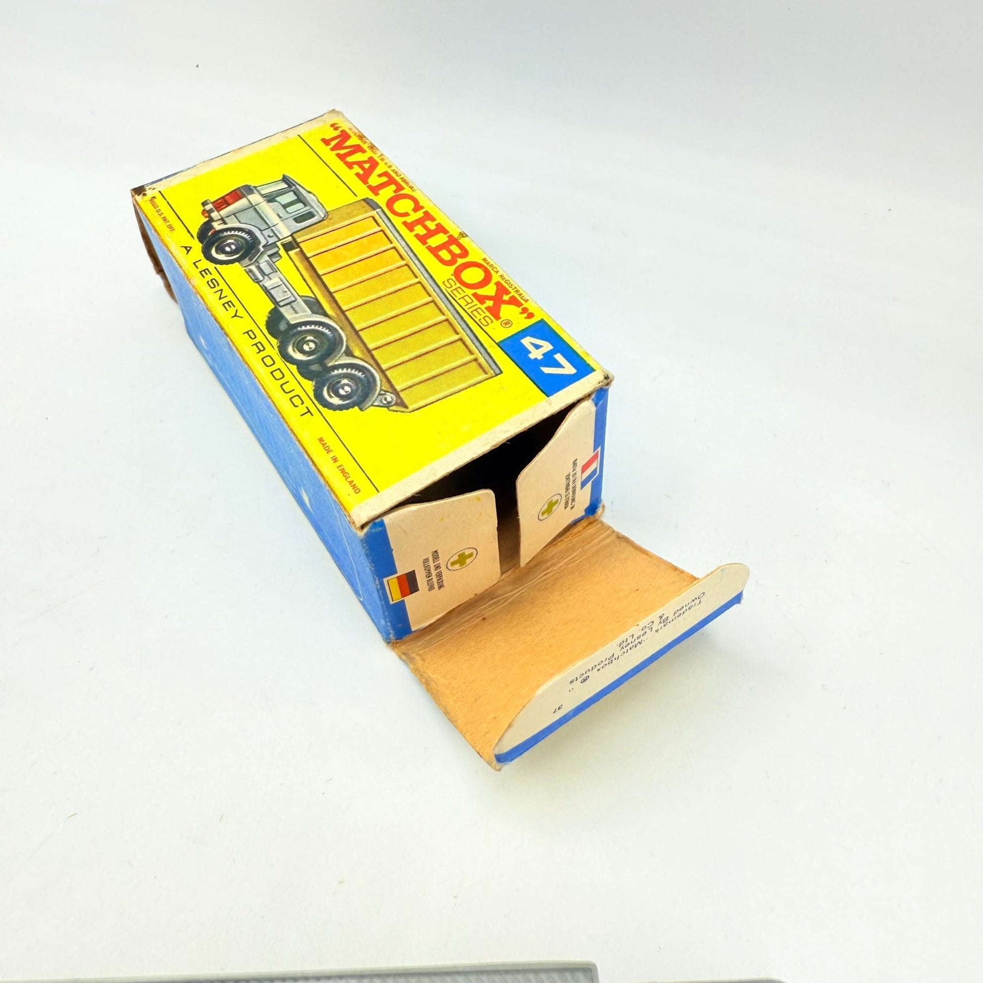 Matchbox Lesney 47c DAF Tipper Container Truck BPW - Magic Matchbox