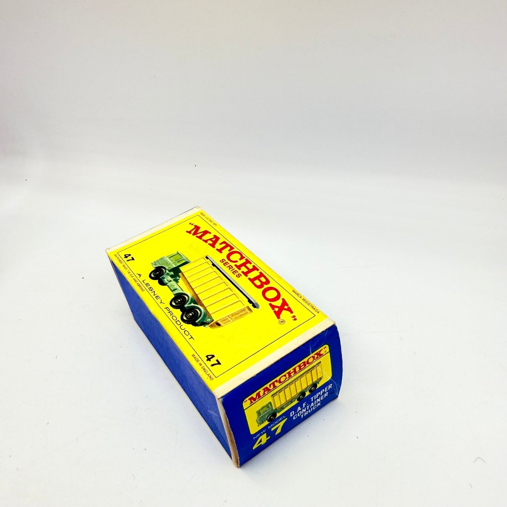 Matchbox Lesney 47c DAF Tipper Container Truck Turquoise - Magic Matchbox