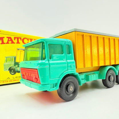 Matchbox Lesney 47c DAF Tipper Container Truck Turquoise - Magic Matchbox