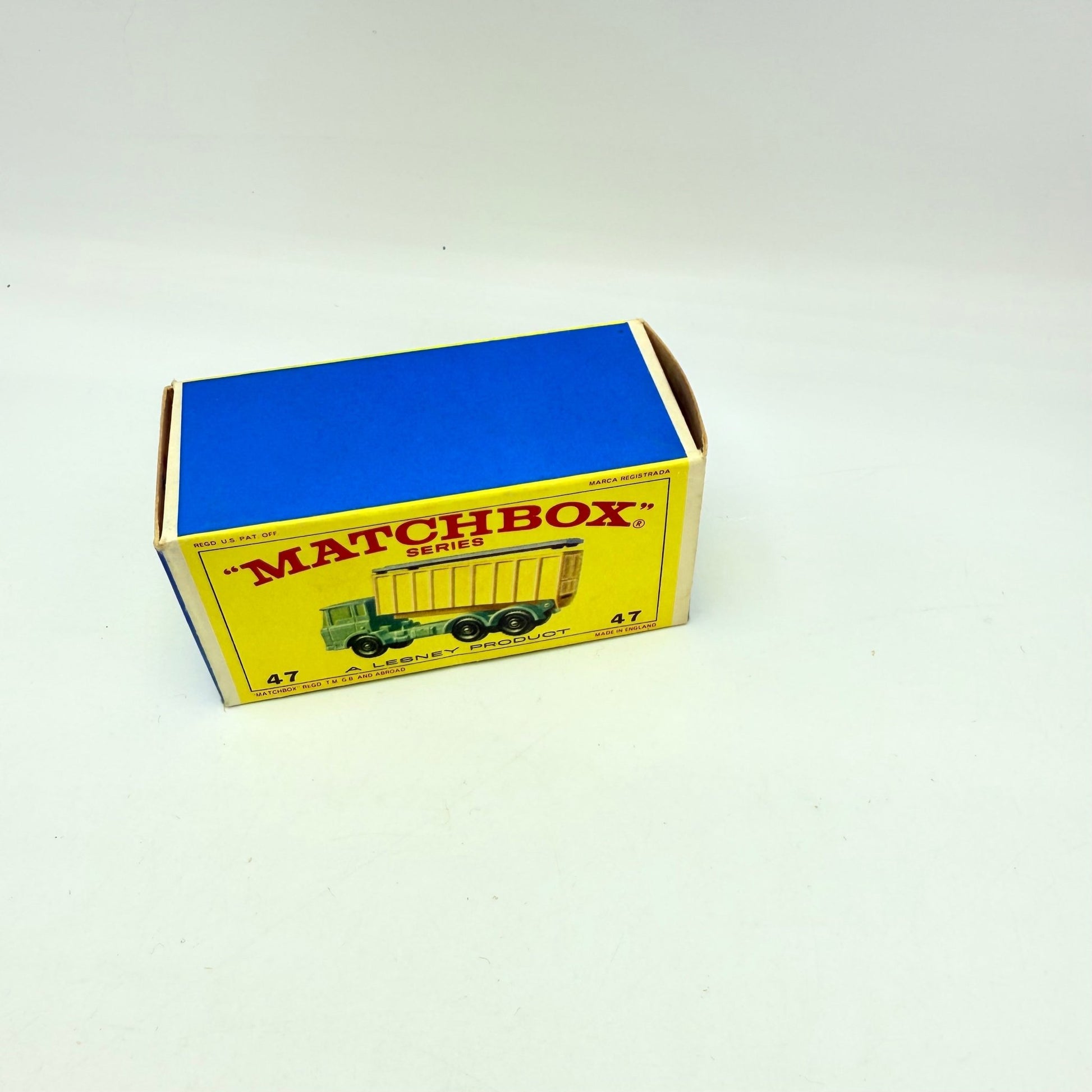 Matchbox Lesney 47c DAF Tipper Container Truck Turquoise - Magic Matchbox