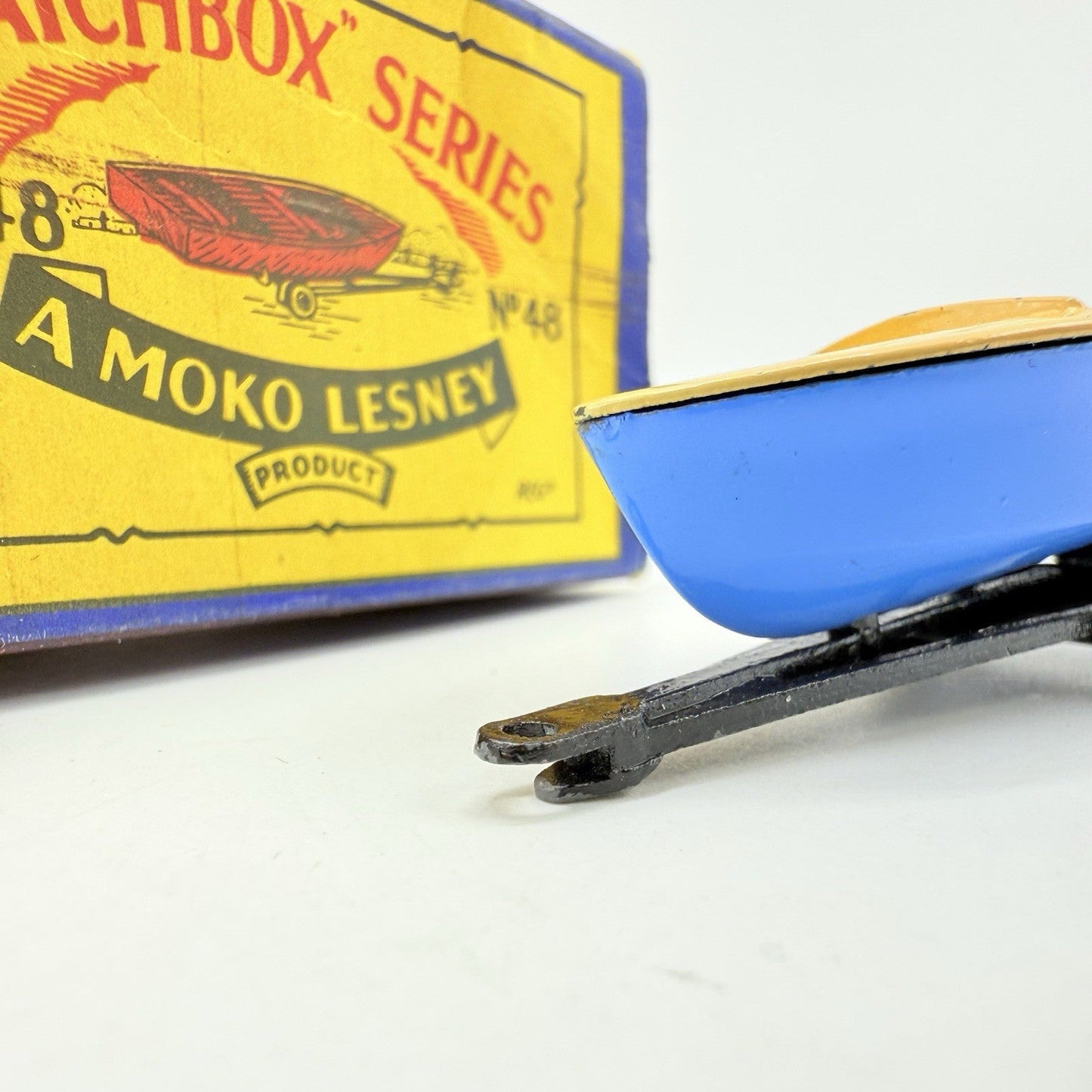 Matchbox Lesney 48a Meteor Sports Boat and Trailer GPW - Magic Matchbox