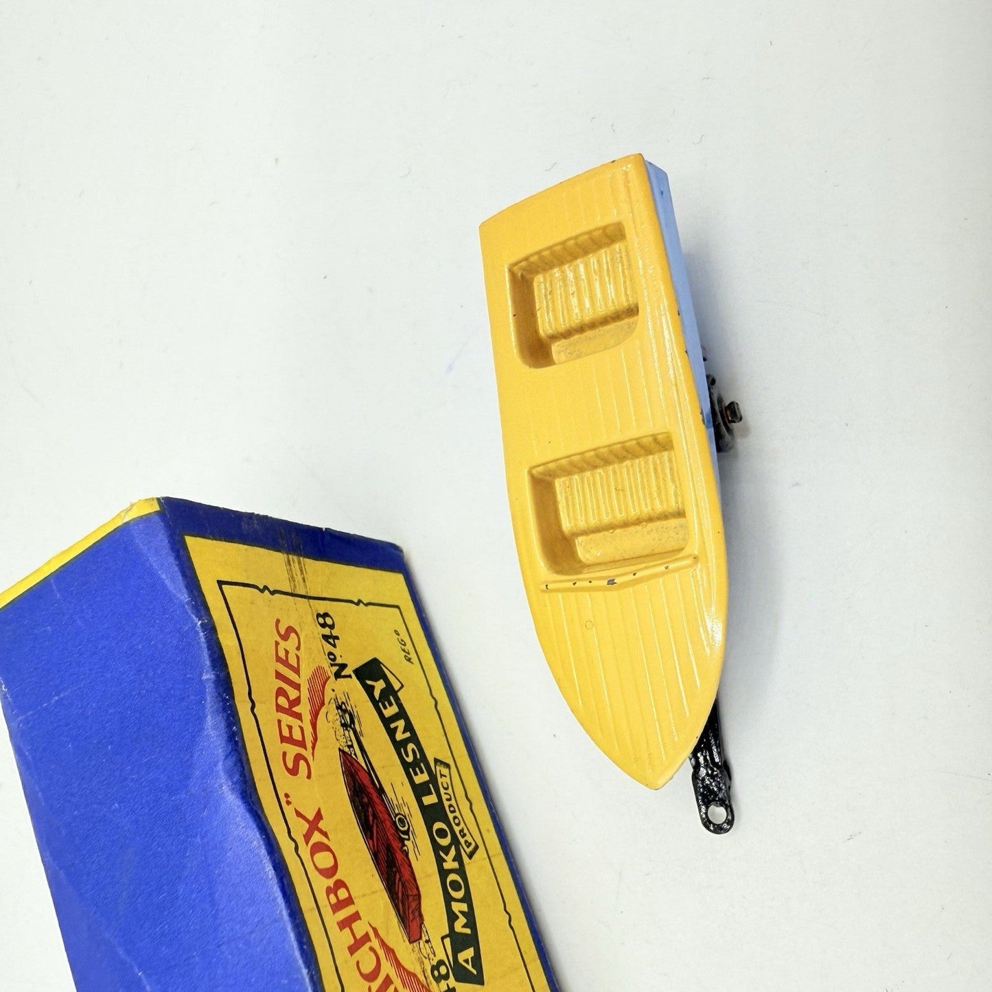 Matchbox Lesney 48a Meteor Sports Boat and Trailer GPW - Magic Matchbox