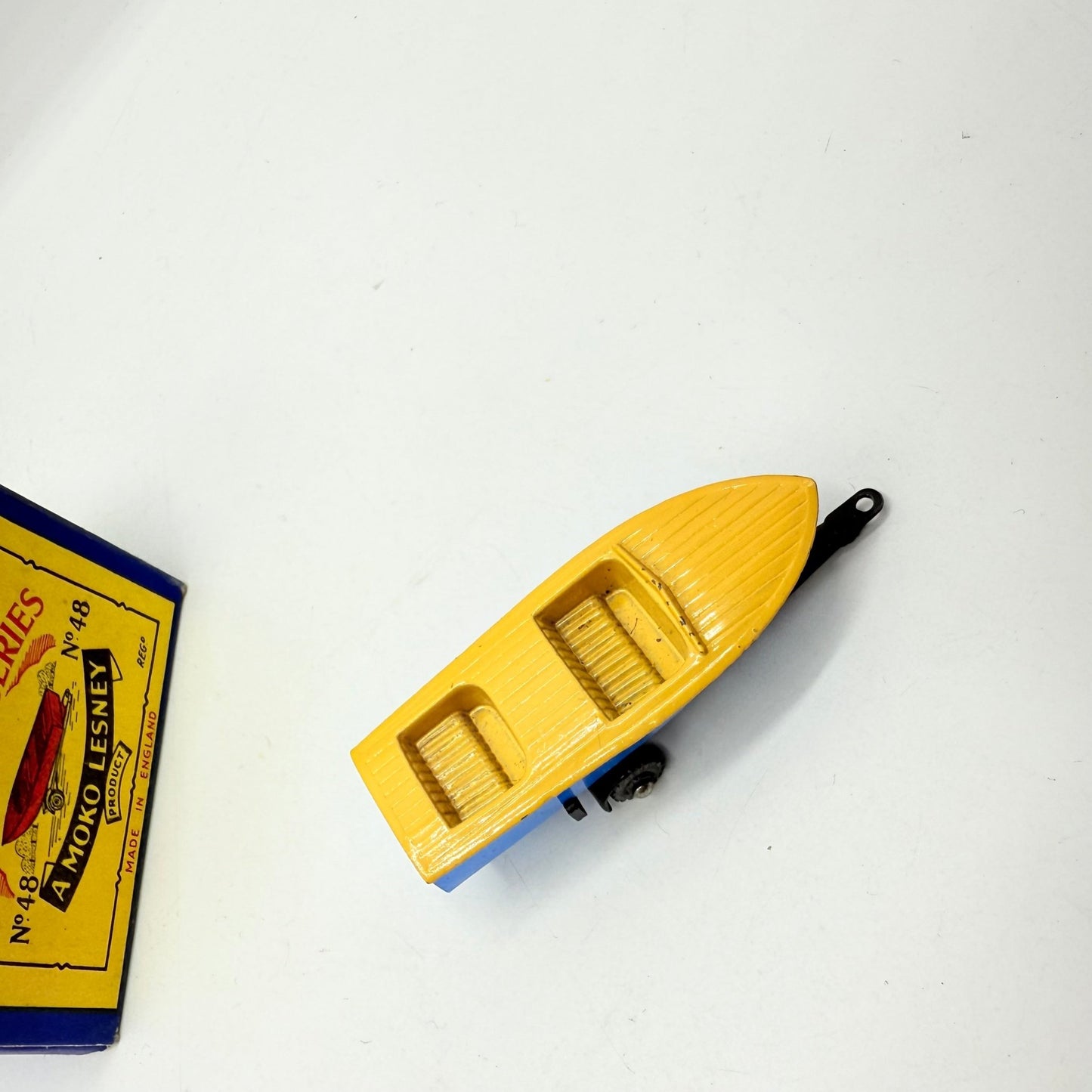 Matchbox Lesney 48a Meteor Sports Boat and Trailer MW - Magic Matchbox