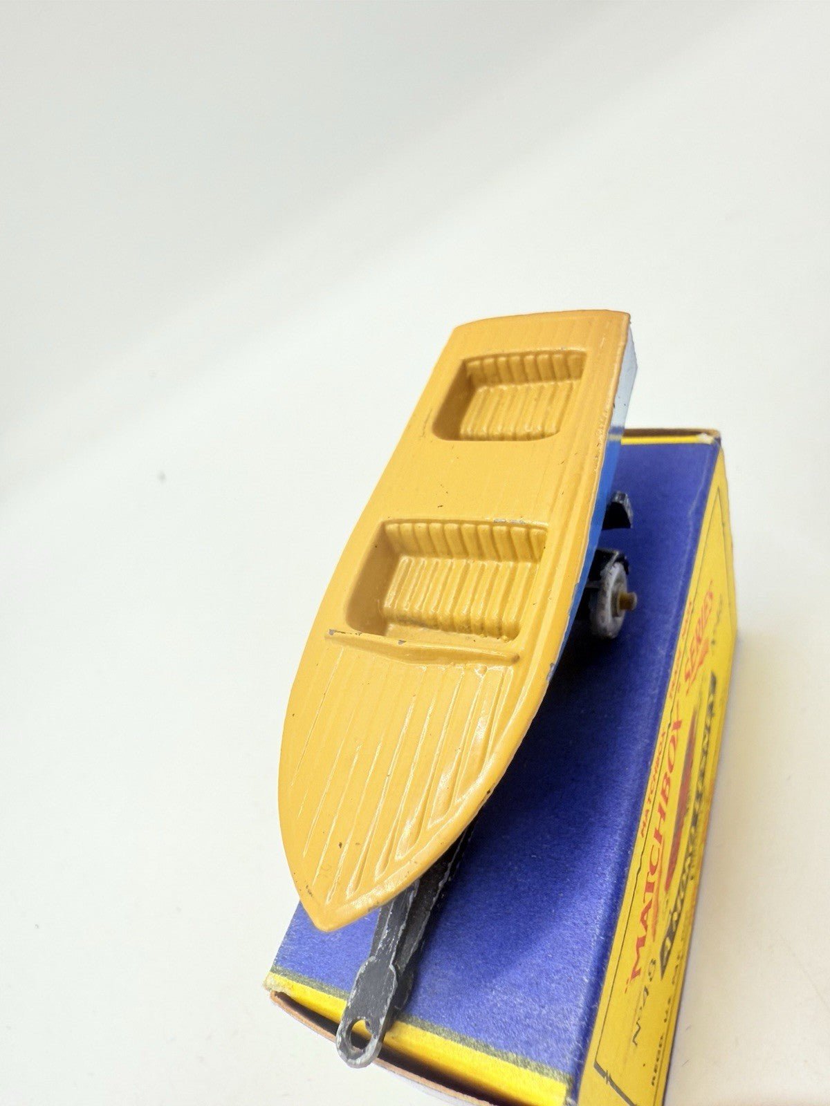 Matchbox Lesney 48a Meteor Sports Boat and Trailer RARE SPW - Magic Matchbox