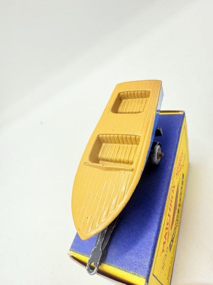 Matchbox Lesney 48a Meteor Sports Boat and Trailer RARE SPW - Magic Matchbox