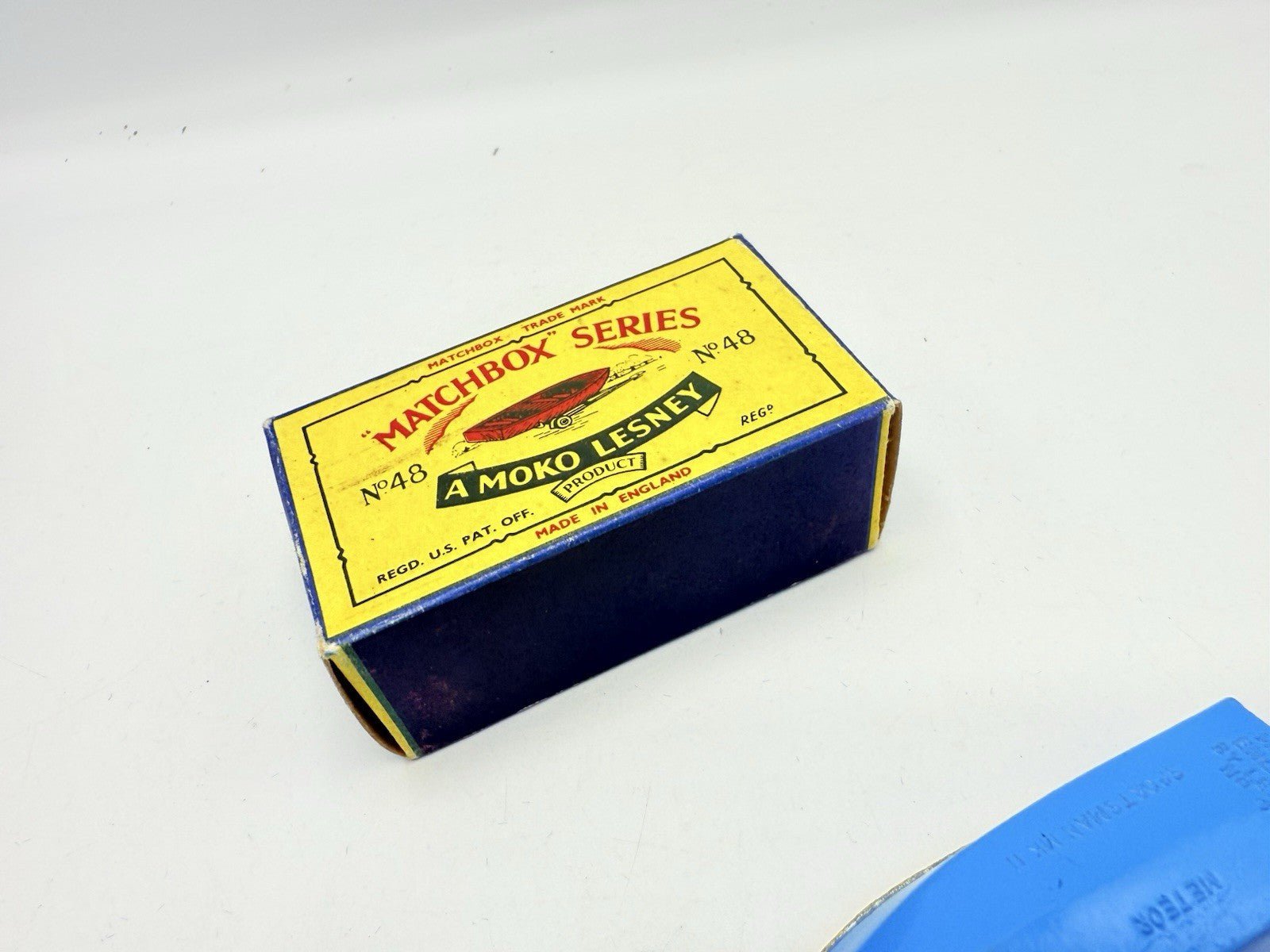 Matchbox Lesney 48a Meteor Sports Boat and Trailer RARE SPW - Magic Matchbox