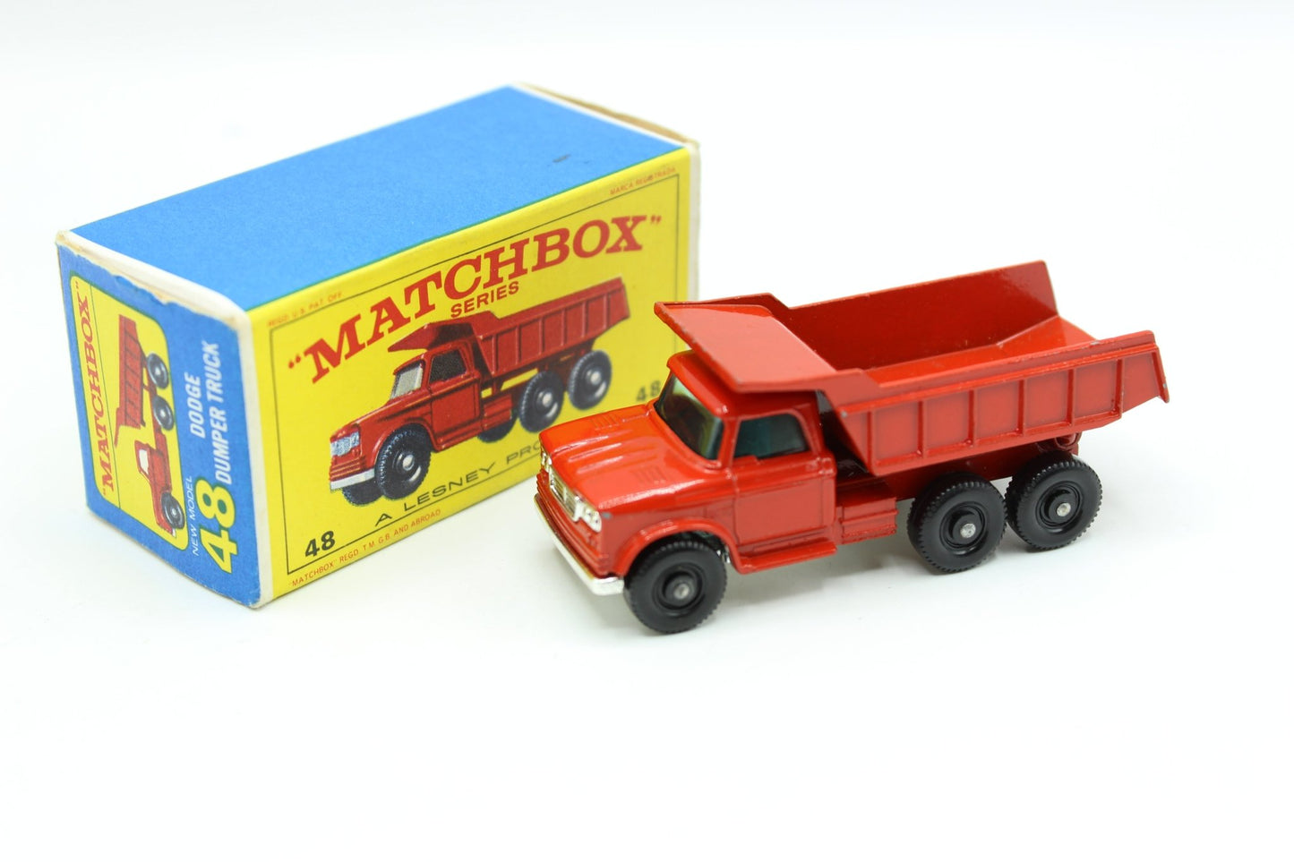 Matchbox Lesney 48c Dodge Dumper Truck BPW - Magic Matchbox