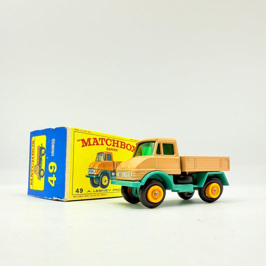 Matchbox Lesney 49b Mercedes Unimog Tan - Magic Matchbox