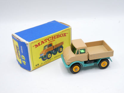 Matchbox Lesney 49b Mercedes Unimog Tan - Magic Matchbox