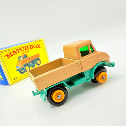 Matchbox Lesney 49b Mercedes Unimog Tan - Magic Matchbox