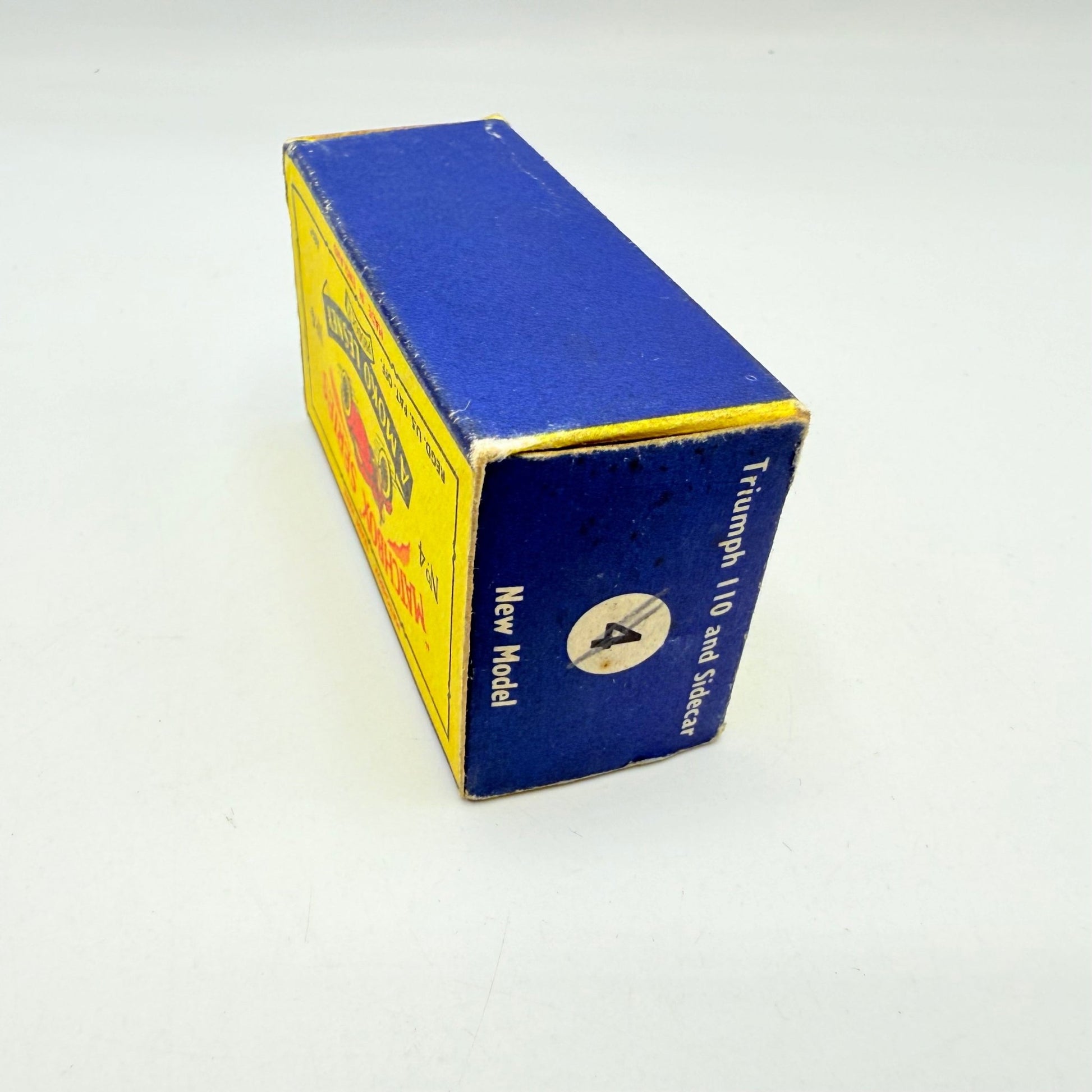 Matchbox Lesney 4c Triumph T110 Motorcycle & Sidecar - Magic Matchbox