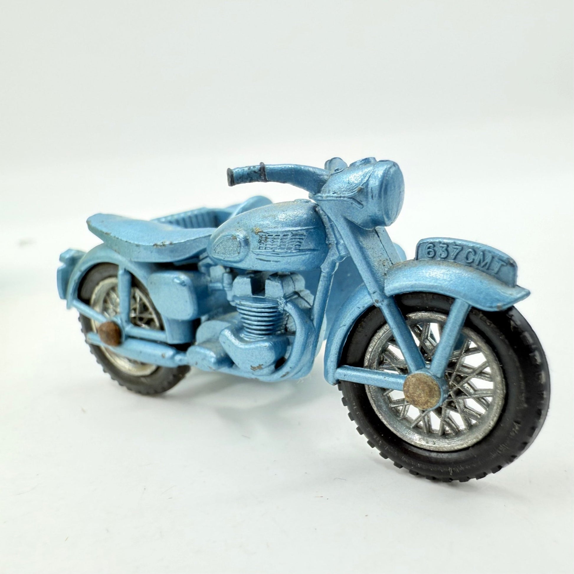 Matchbox Lesney 4c Triumph T110 Motorcycle & Sidecar - Magic Matchbox