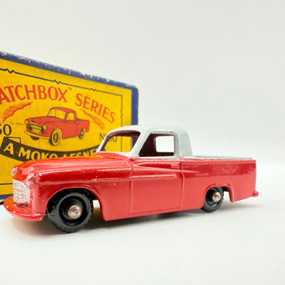 Matchbox Lesney 50a Commer Pick - up Truck Red/Grey BPW - Magic Matchbox