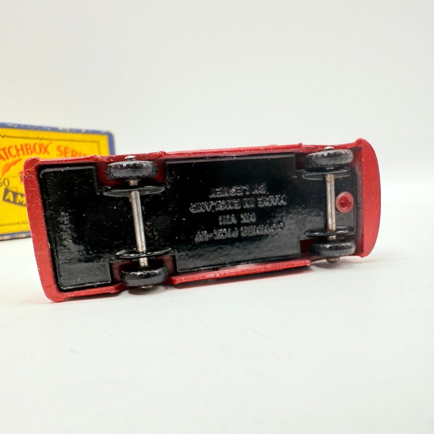 Matchbox Lesney 50a Commer Pick - up Truck Red/Grey BPW - Magic Matchbox