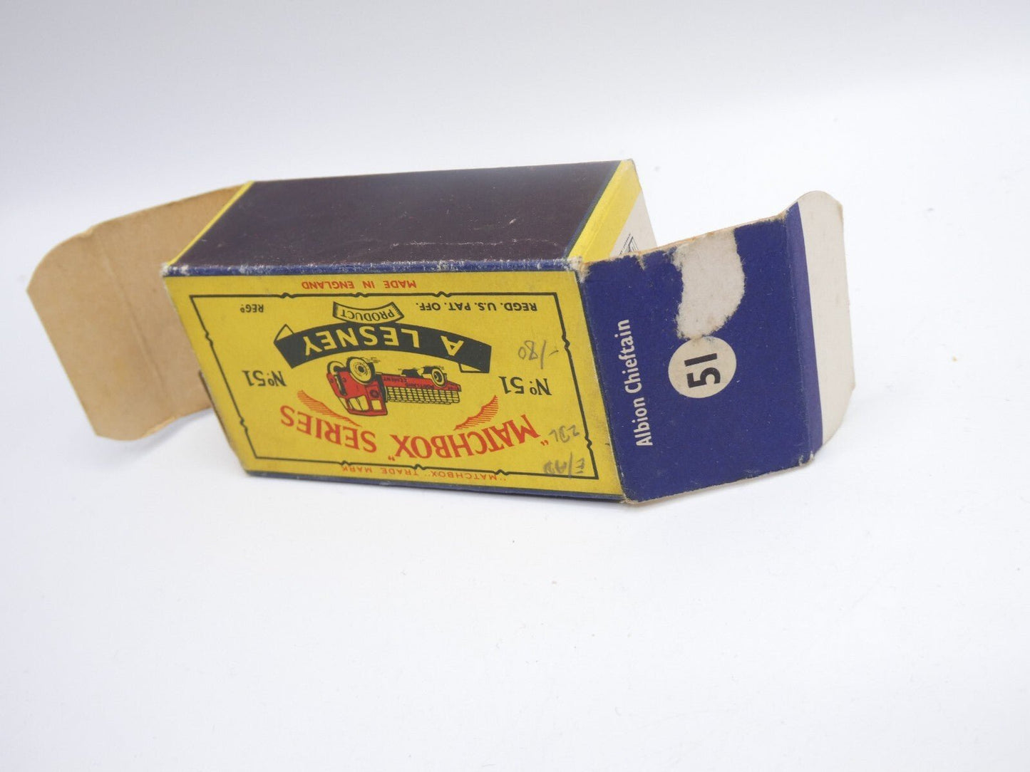 Matchbox Lesney 51a Albion Chieftain Blue Circle Portland Cement - GPW - Magic Matchbox