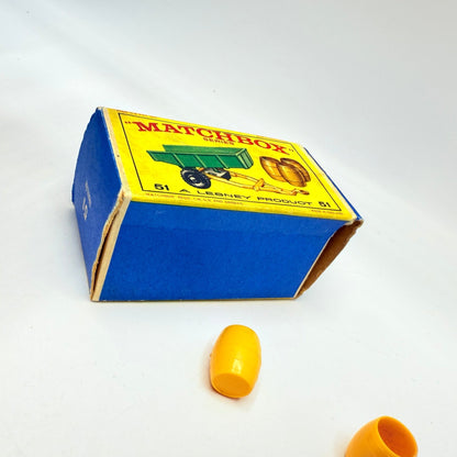 Matchbox Lesney 51b Farm Trailer with Black Tyres - Magic Matchbox