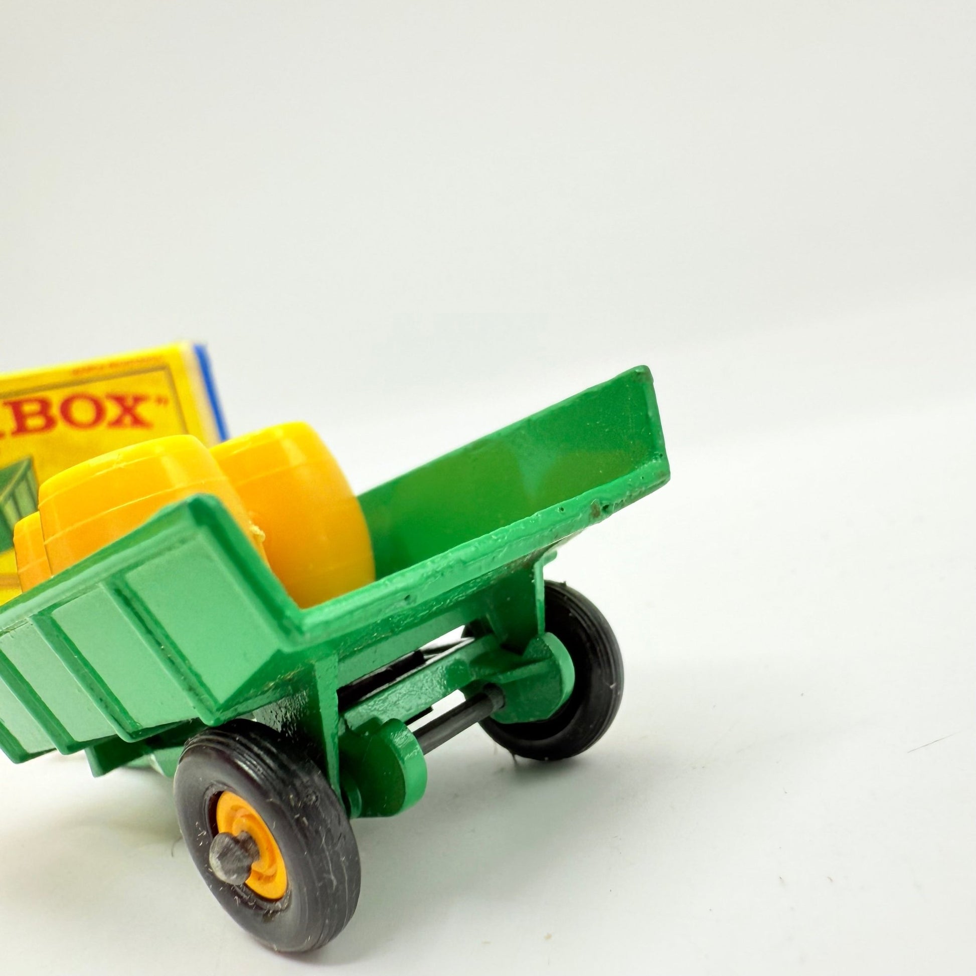 Matchbox Lesney 51b Farm Trailer with Black Tyres - Magic Matchbox