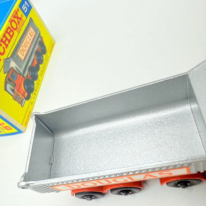 Matchbox Lesney 51c 8 Wheel Tipper with Douglas Label - Magic Matchbox
