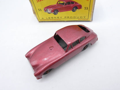 Matchbox Lesney 53a Aston Martin DB2 - 4 Rare Red BPW - Magic Matchbox