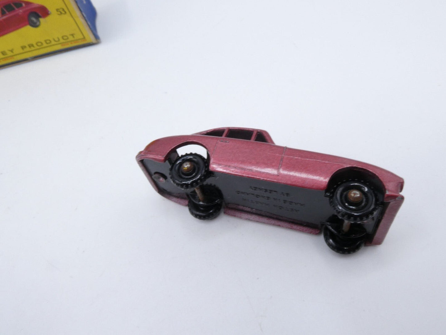 Matchbox Lesney 53a Aston Martin DB2 - 4 Rare Red BPW - Magic Matchbox