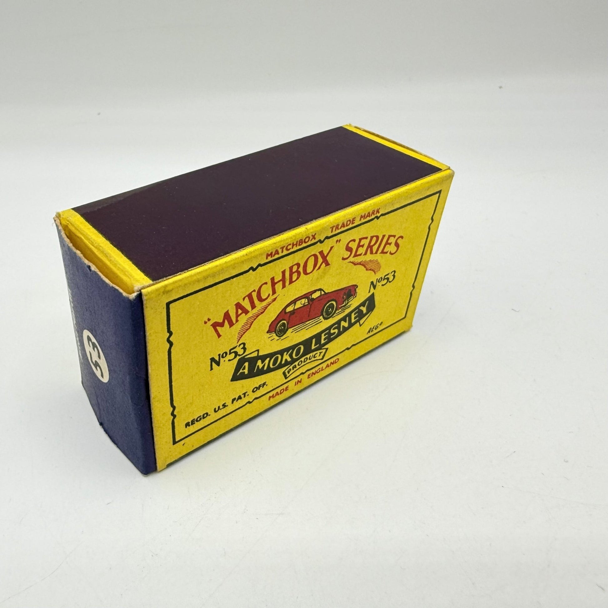 Matchbox Lesney 53a Aston Martin DB2/4 BPW MET RED BODY - Magic Matchbox