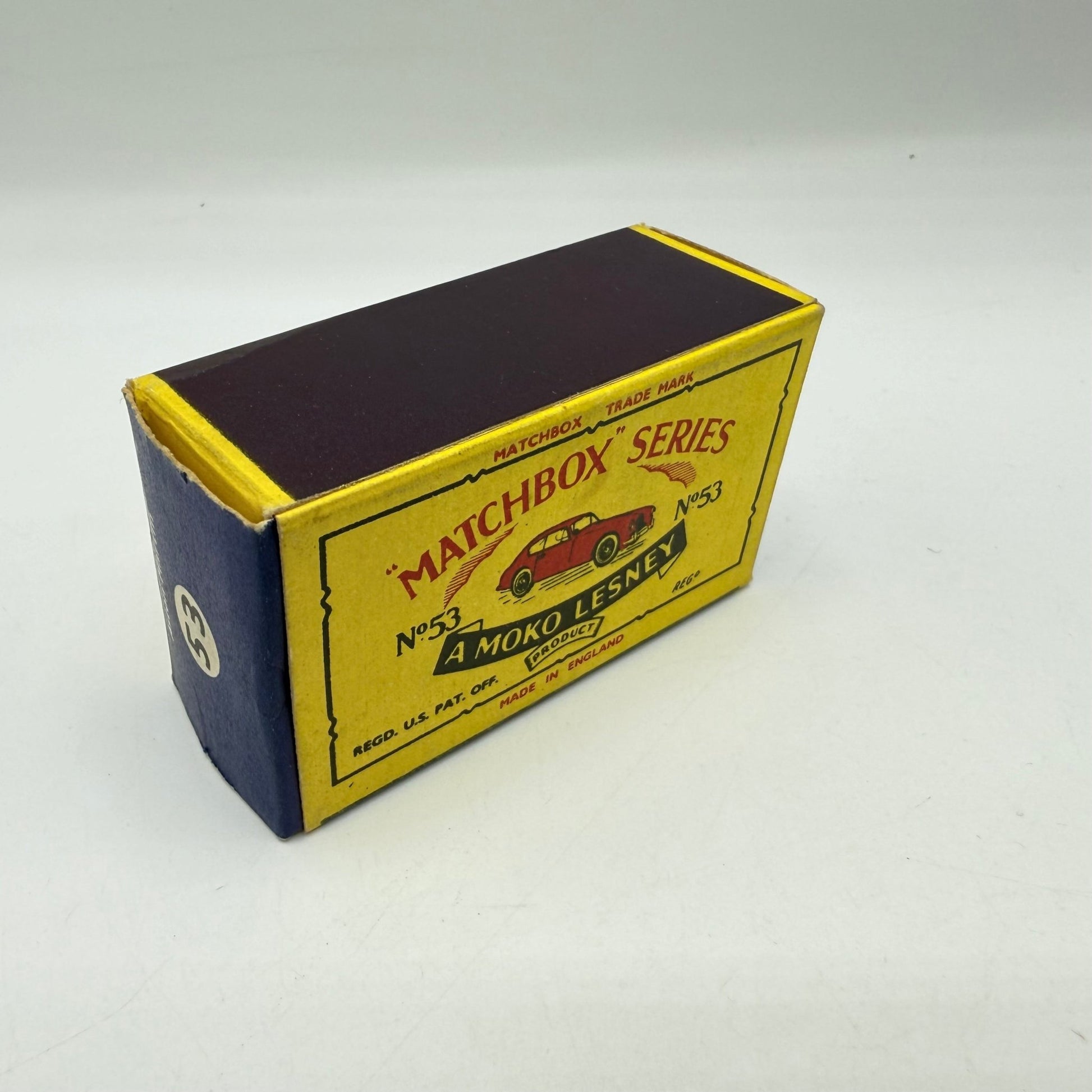 Matchbox Lesney 53a Aston Martin DB2/4 BPW MET RED BODY - Magic Matchbox