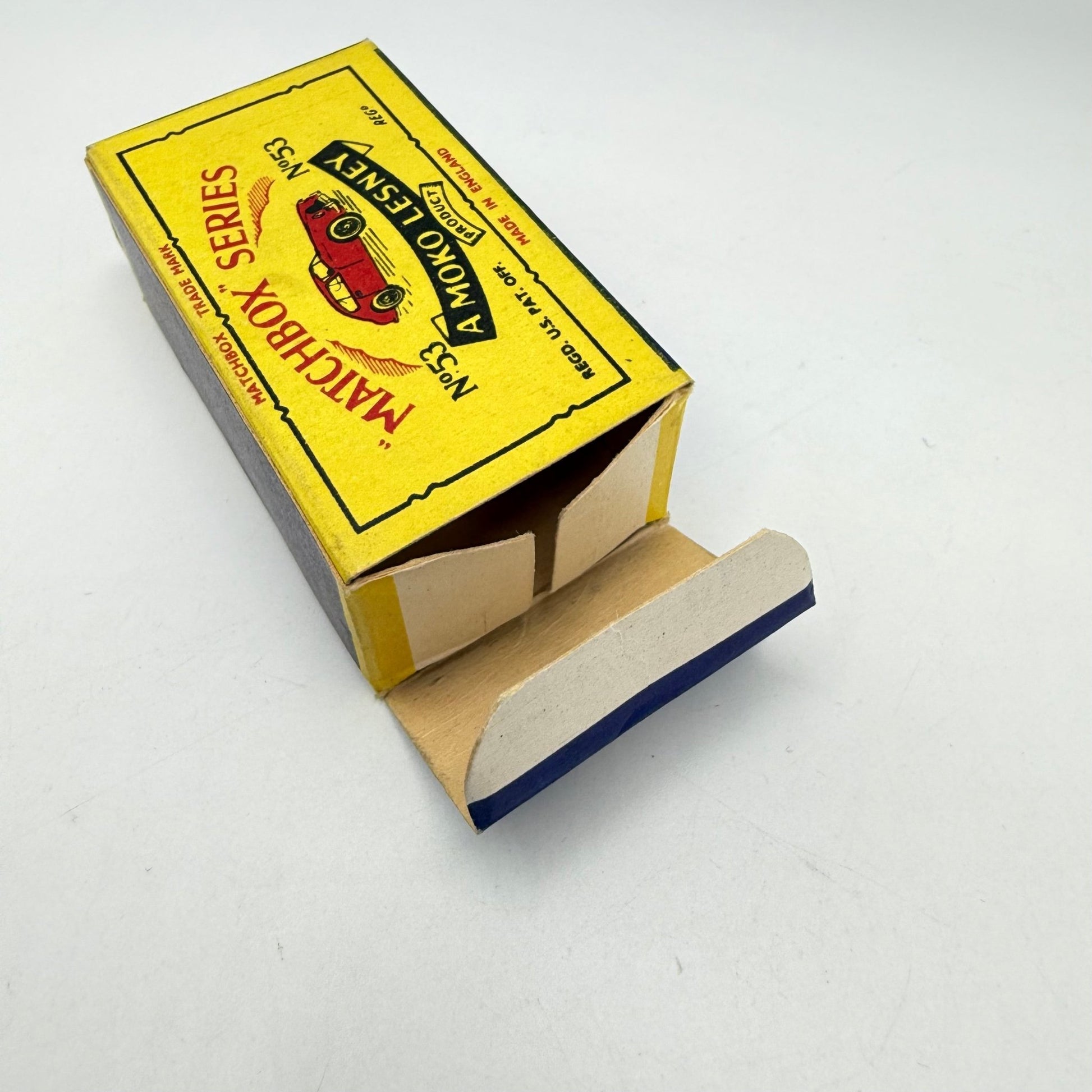 Matchbox Lesney 53a Aston Martin DB2/4 BPW MET RED BODY - Magic Matchbox