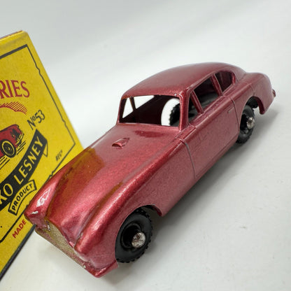 Matchbox Lesney 53a Aston Martin DB2/4 BPW MET RED BODY - Magic Matchbox