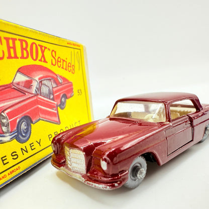 Matchbox Lesney 53b Mercedes - Benz Coupe with SPW - Magic Matchbox