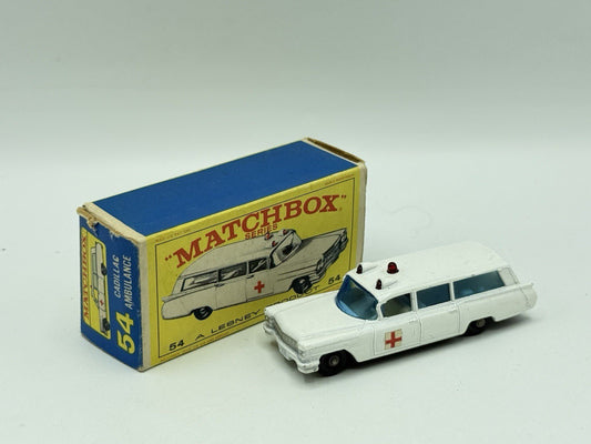 Matchbox Lesney 54b Cadillac Ambulance - Magic Matchbox