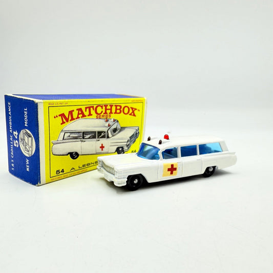 Matchbox Lesney 54b Cadillac Ambulance - Magic Matchbox