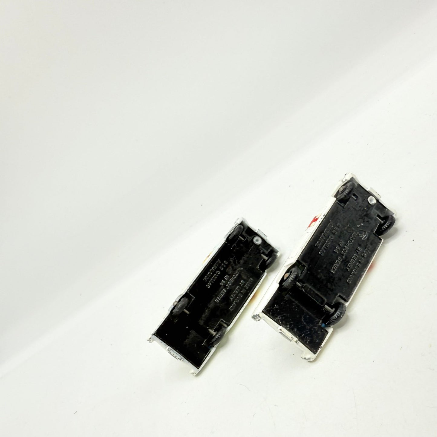 Matchbox Lesney 54b Cadillac Ambulance Door Labels & Decals x2 - Magic Matchbox