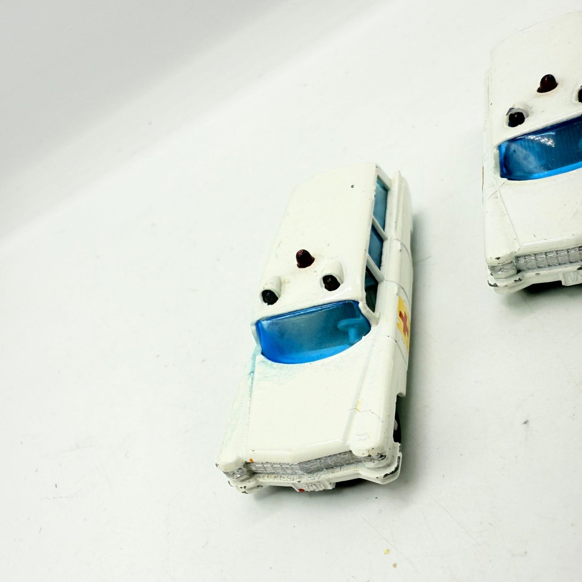 Matchbox Lesney 54b Cadillac Ambulance Door Labels & Decals x2 - Magic Matchbox